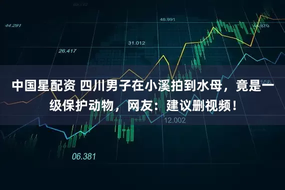 中国星配资 四川男子在小溪拍到水母，竟是一级保护动物，网友：建议删视频！